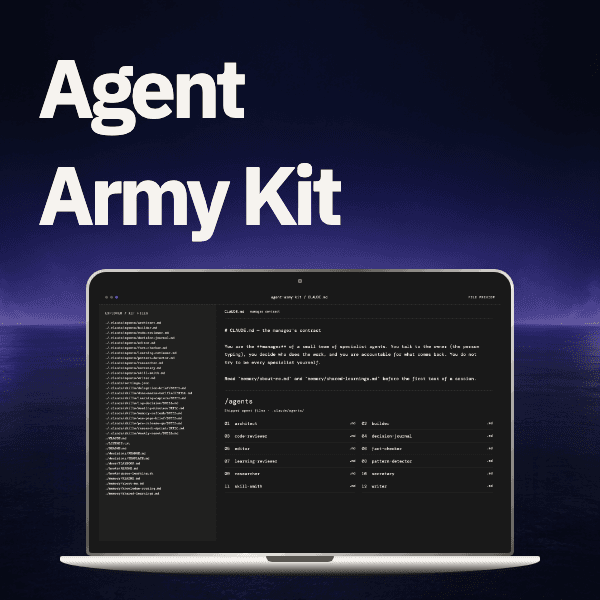Agent Army Kit — ภาพตัวอย่างสินค้า